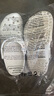 卡駱馳（crocs）經(jīng)典Clog男女洞洞鞋一腳蹬沙灘鞋CR10001-100 42.5 （42.5-43） 曬單實(shí)拍圖