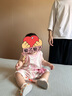 巴拉巴拉寶寶連體衣新生兒外出哈衣爬服2025夏裝全棉舒適可愛209225120202 曬單實拍圖