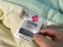 潔麗雅抗菌被子 雙人夏被夏季空調(diào)被芯夏涼被 200*230cm米白豆綠 曬單實拍圖