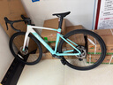 喜德盛公路車25-AD350碳纖前叉功率計(jì)齒盤鋁合金氣動(dòng)車架 流光青 480 曬單實(shí)拍圖