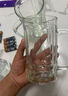 啤酒杯加厚帶把扎啤杯大容量大號(hào)冷水玻璃杯果汁杯水杯喝茶杯 啤酒杯400ml 1只裝 曬單實(shí)拍圖