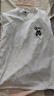 名創(chuàng)優(yōu)品（MINISO）短袖男純棉休閑寬松夏季圓領(lǐng)百搭青少年潮流半袖t恤 白 L 曬單實(shí)拍圖