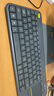 羅技（Logitech）K400Plus無線鍵盤觸控 安卓智能電視電腦筆記本辦公鍵盤 觸摸面板無線觸控鍵盤電池緊湊型即插即用 黑色 曬單實拍圖