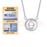 周六福珍珠項鏈S925銀項鏈女七夕生日禮物X0613904扁圓 5-5.5mm 40+5cm 曬單實拍圖