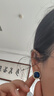 S925銀針網紅氣質方塊藍色水晶耳釘法式復古港風精致耳環(huán)耳飾輕奢 主圖款 曬單實拍圖