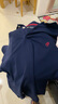 Hush Puppies【柔軟透氣】暇步士男士夏季純棉百搭經(jīng)典翻領(lǐng)刺繡短袖polo衫 深藍(lán)-2 L 曬單實拍圖