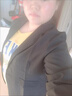 FSHE小西裝外套女短款2025春秋新款 炸街休閑七分袖西服外套女 黑色長(cháng)袖 L _109-121斤 曬單實(shí)拍圖