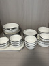璽垚碗碟套裝家用餐具套裝2025新款現(xiàn)代簡(jiǎn)約喬遷新居碗筷套裝碗盤 日月星辰*圓形4人食24件套配湯碗 曬單實(shí)拍圖