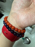 石玥珠寶精品8-9mm涼山南紅瑪瑙手串本命年轉(zhuǎn)運珠手鏈男女士款禮物 曬單實拍圖