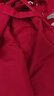 貝瑞加（Babyprints）嬰兒百天衣服寶寶大紅色連體衣純棉長袖哈衣四季爬服 喜樂66 曬單實(shí)拍圖