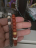 中國黃金（CHINA GOLD）足金六字真言轉運珠3D硬金福字手鏈男女DIY串珠金錢珠送生日禮物 8mm福字珠 約0.6g 曬單實拍圖