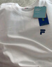 FILA FUSION斐樂(lè )潮牌多彩休閑短袖T恤夏季寬松純棉防曬涼感情侶上衣 標準白-WT（25年升級版） M /170/92A 曬單實(shí)拍圖