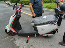 永久電動摩托車 老國貨高配大功率智能通勤大容量踏板電動車72V20Ah 天能電池【圓燈系列 星際白】 曬單實拍圖