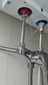 科固（KEGOO）電熱水器混水閥明裝 冷熱淋浴水龍頭U型淋浴花灑開關(guān)黃銅K210433 曬單實(shí)拍圖