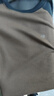 蕉內(nèi)（Bananain）熱皮503+++男士長(zhǎng)袖T恤保暖7A抗菌秋冬款加絨加厚打底衫內(nèi)衣秋衣 沙巖棕拼黑色 XXL 曬單實(shí)拍圖