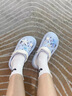 鉑吶苓厚底洞洞鞋女士夏季新款外穿防滑踩屎感沙灘休閑eva包頭涼拖鞋女 天空藍(lán)貝殼海星(8個(gè)) 36-37 【適合35-36碼】 曬單實(shí)拍圖