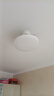美的（Midea）風(fēng)扇燈餐廳吊扇燈led臥室燈隱形扇葉遙控三防燈具熟睡風(fēng)包安裝 曬單實拍圖