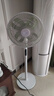 美的（Midea）【幸運(yùn)草安睡1S】一級(jí)能效直流變頻聲控電風(fēng)扇家用遙控臥室靜音落地扇臺(tái)式桌面抗菌大風(fēng)力轉(zhuǎn)頁(yè)扇 曬單實(shí)拍圖