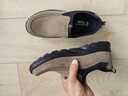 回力男鞋休閑鞋男款輕便百搭一腳蹬懶人鞋秋冬季中老年爸爸鞋父親鞋子 棕色 43 曬單實(shí)拍圖