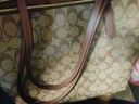 蔻馳（COACH）【官方授權店】奢侈品女包ZIP30系列托特包單肩手提包送女友禮物 4455IME74卡其棕色配色 曬單實拍圖