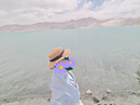 olevo草帽女沙灘帽平頂草帽2025新款法式海邊沙灘帽編織夏季防曬太陽 法式平頂帽【卡其色-黑邊】 曬單實(shí)拍圖