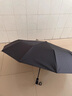 睦歌（MUGE）全自動(dòng)雨傘超大號(hào)加厚加固便攜遮陽晴雨傘擺攤雨傘雨具結(jié)實(shí)防風(fēng) 24雙龍骨【曜石黑/全自動(dòng)】 曬單實(shí)拍圖