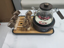 憶壺茶（YIHUTEA）茶具整套煮茶壺帶燒水茶臺茶盤(pán)一體式泡茶家庭用電陶爐功夫茶套裝 【透明10件套】1500瓦煮茶套裝 曬單實(shí)拍圖
