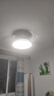 歐普2025款變頻靜音風扇燈led隱形吊扇一體52寸客廳燈家用餐廳吊扇燈 雙環(huán)白 42寸小愛語音變頻三色 曬單實拍圖