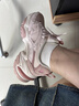 斯凱奇（Skechers）機甲鞋丨男女復古撞色運動(dòng)緩震春夏保暖跑步鞋休閑老爹鞋 女款-粉色彩霞/PINK 38 曬單實(shí)拍圖