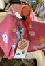 kocotree兒童防曬帽夏寶寶遮陽帽男童女童漁夫太陽帽子防紫外線大帽檐 IP卡通小兔子(立體版) M碼：頭圍51-52CM，建議2-5歲 曬單實(shí)拍圖