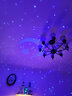 燈夫人（dengfuren）家庭星空滿(mǎn)天星激光燈酒吧氛圍燈聲控ktv彩燈七彩旋轉燈舞臺燈 紅星藍月激光燈【進(jìn)口燈珠】 曬單實(shí)拍圖