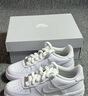 耐克（NIKE）耐克大童女鞋Air Force 1空軍一號(hào)小白鞋低幫板鞋 FV5951-111 曬單實(shí)拍圖