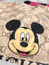 迪士尼（Disney）嬰兒衣服夏季0-2歲寶寶短袖連體衣男孩卡通新生兒棉質(zhì)薄款爬服 卡通米奇頭連體衣 卡其色 90cm 90尺碼 曬單實(shí)拍圖