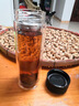 富光 男女士雙層玻璃杯 水杯 支持團(tuán)購(gòu)定制 304杯子泡茶杯400ML黑 曬單實(shí)拍圖