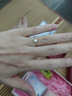 AVHE白18K金培育鉆石人工鉆D色真鉆戒指六爪訂結婚禮物圣誕女金戒子 18K金戒+30分鉆(D/VVS1/3EX/N) 曬單實(shí)拍圖
