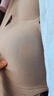 歐迪芬內衣女聚攏無痕收副乳柔軟透氣時尚鏤空字母肩帶無鋼圈美背文胸罩 椰棕 2XL 【135-150斤】 曬單實拍圖
