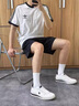 夢特嬌（MONTAGUT）法國真皮男鞋夏季透氣新款阿甘鞋潮鞋一腳蹬帆布鞋男士運(yùn)動休閑鞋 米藍(lán)-透氣牛皮織物布面 41 標(biāo)準(zhǔn)運(yùn)動鞋碼 曬單實(shí)拍圖