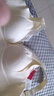 古今（GUJIN）深V性感大胸顯小內(nèi)衣女防外擴(kuò)文胸防垂蕾絲調(diào)整型胸罩M 曬單實(shí)拍圖