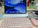 羅技（Logitech）時(shí)尚系列Pebble 2 combo無(wú)線(xiàn)鍵鼠套裝 藍牙鍵盤(pán)鼠標 輕音便攜辦公支持筆記本平板mac安卓iPad Pebble 2 combo 粉 曬單實(shí)拍圖