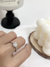 DR.KU培育鉆石戒指六芒星扭臂圍鑲閉口求結(jié)婚鉆戒生日禮物七夕送女朋友 一克拉莫桑鉆戒/D色/3EX/VVS 開(kāi)口可調(diào)節(jié)大小 曬單實(shí)拍圖