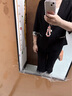 晨芙時尚小西裝外套女夏季薄款小個子休閑中袖西服套裝氣質洋氣工作服 黑色西裝單件 L 建議100-110斤 曬單實拍圖