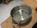 蘇泊爾（SUPOR）火鍋304不銹鋼復(fù)底加厚湯鍋家用火鍋易潔涮羊肉明火電磁爐通用 ET30AAS04-W（白色） 30cm 曬單實拍圖