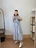 ZHR女士小白鞋女百搭真牛皮女鞋輕便透氣學(xué)生休閑鞋子女 A67N 米灰37 曬單實(shí)拍圖