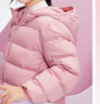 MiniPeace【國色羽絨】太平鳥(niǎo)童裝兒童輕薄羽絨服男女童秋冬中國色羽絨外套 桃夭1 160 cm 曬單實(shí)拍圖