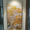 彌畫師手繪油畫抽象日照金山玄關(guān)墻裝飾畫藝術(shù)肌理感客廳沙發(fā)背景墻掛畫 A1470-日照金山 40*80(建議0.7米以下的墻面) 高清質(zhì)感紋理面+鋁合金金框 曬單實(shí)拍圖