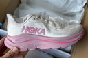 HOKA ONE ONE新款夏季女鞋克利夫頓 10跑步鞋CLIFTON 10輕量緩震 【新色】玫瑰奶油色/干玫瑰色 37 曬單實(shí)拍圖