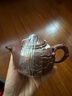 一茗金砂宜興紫砂壺名家泡茶壺吳竹霞純手工壺400CC原礦老紫泥孤品壽桃壺 曬單實(shí)拍圖