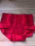 浪莎大紅內(nèi)褲女收腹結(jié)婚純棉檔內(nèi)褲女大碼屬蛇年本命年三角褲4條 曬單實拍圖
