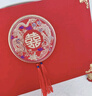 皓梵潔禮盒彩禮箱禮金訂婚禮金錢(qián)盒6-10萬(wàn)20萬(wàn)錢(qián)箱定親結婚布置聘禮盒 彩禮盒中號【可裝8—20萬(wàn)】 配20個(gè)紅包 曬單實(shí)拍圖