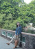 邦帛世背心連衣裙復(fù)古文藝氣質(zhì)新國風(fēng)春夏季長裙女裝2025新款小眾設(shè)計(jì)感 水墨畫連衣裙 M 曬單實(shí)拍圖
